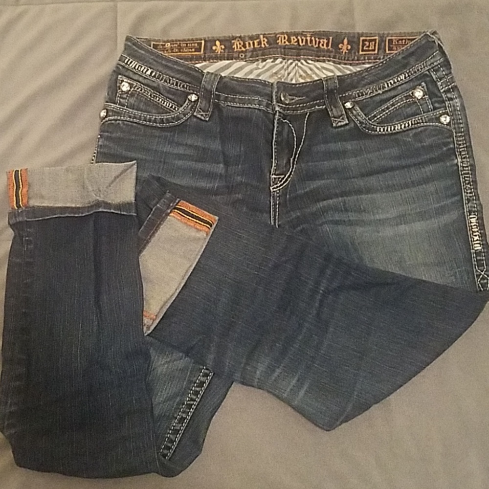 Rock Revival Capris